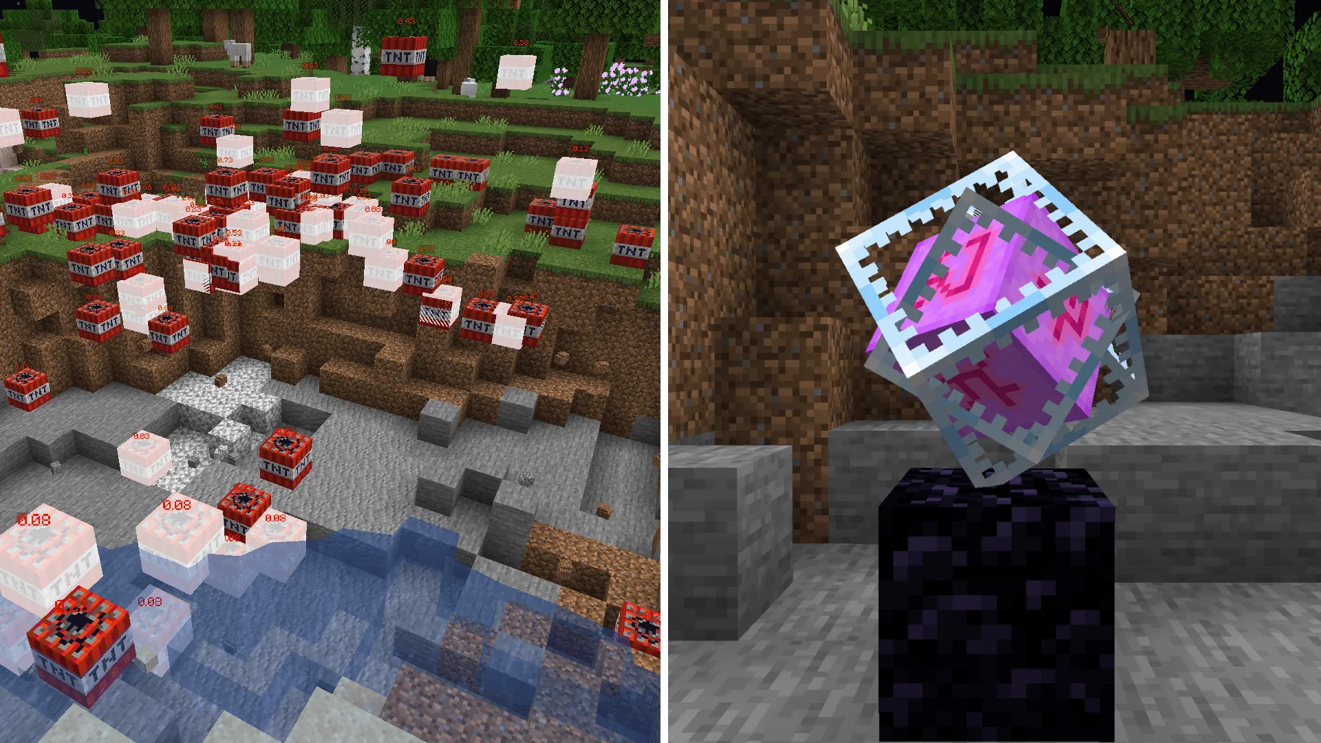 No Explosion Particles, Текстуры, Minecraft