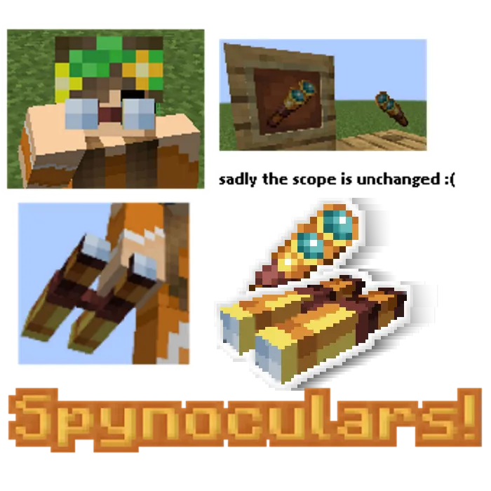 Spynoculars!, Текстуры, Minecraft