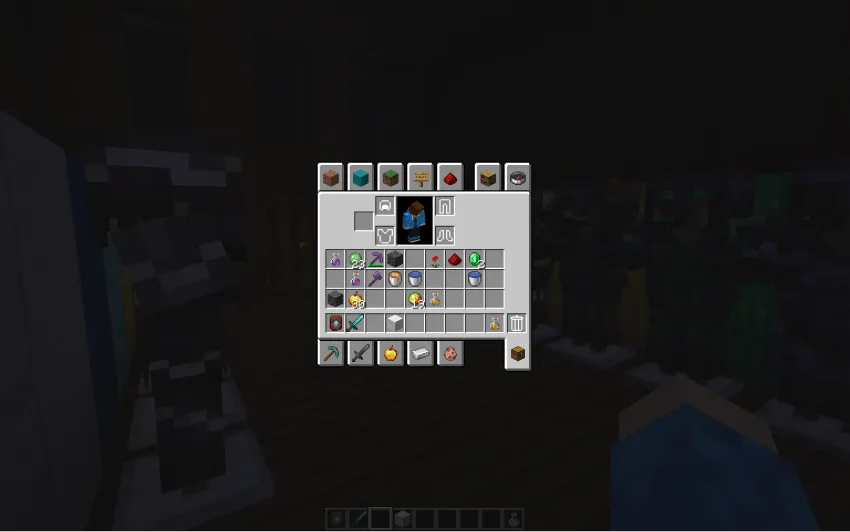 Deep Origins GUI overhaul — скриншот 1 (Текстуры, Minecraft)