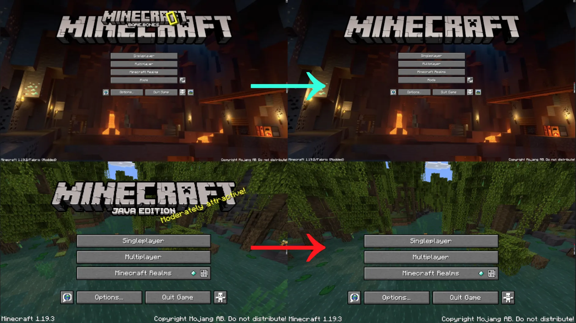 Title Remover — скриншот 1 (Текстуры, Minecraft)