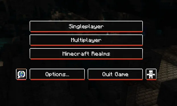 Only red gui, Текстуры, Minecraft