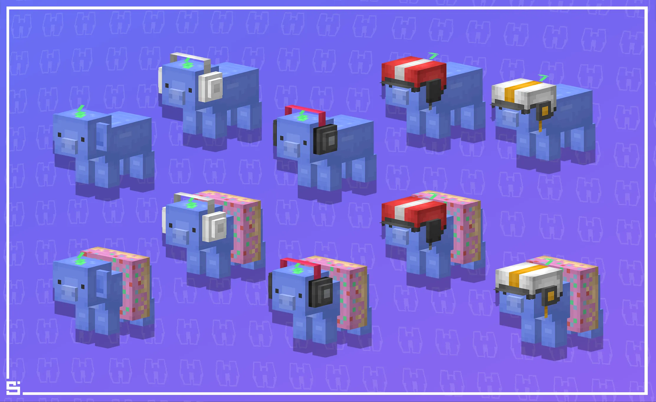 Wumpus Pigs, Текстуры, Minecraft