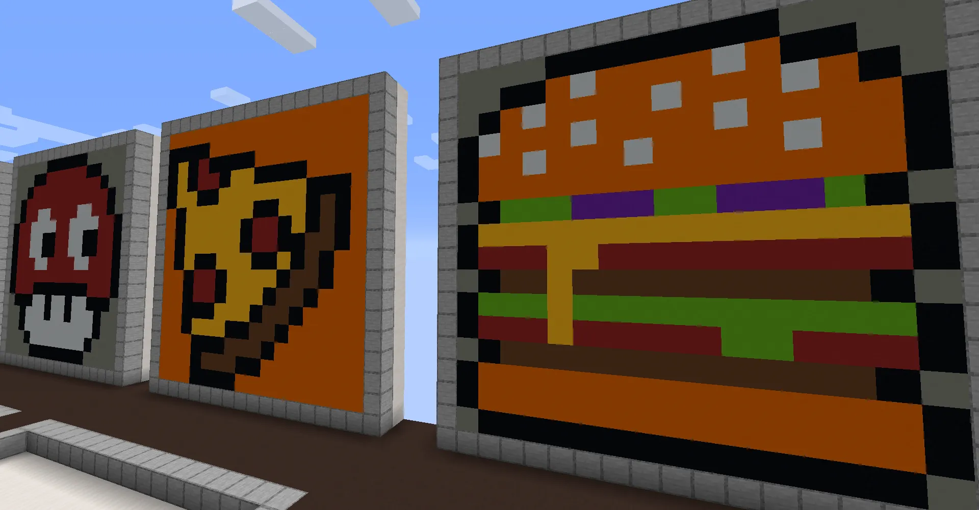 Pixel Puzzles, Карты, Minecraft