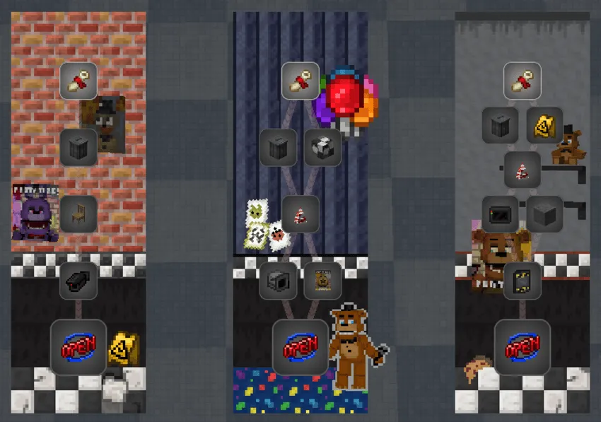 FNAF Fazbear Factory — скриншот 2 (Модпаки, Minecraft)
