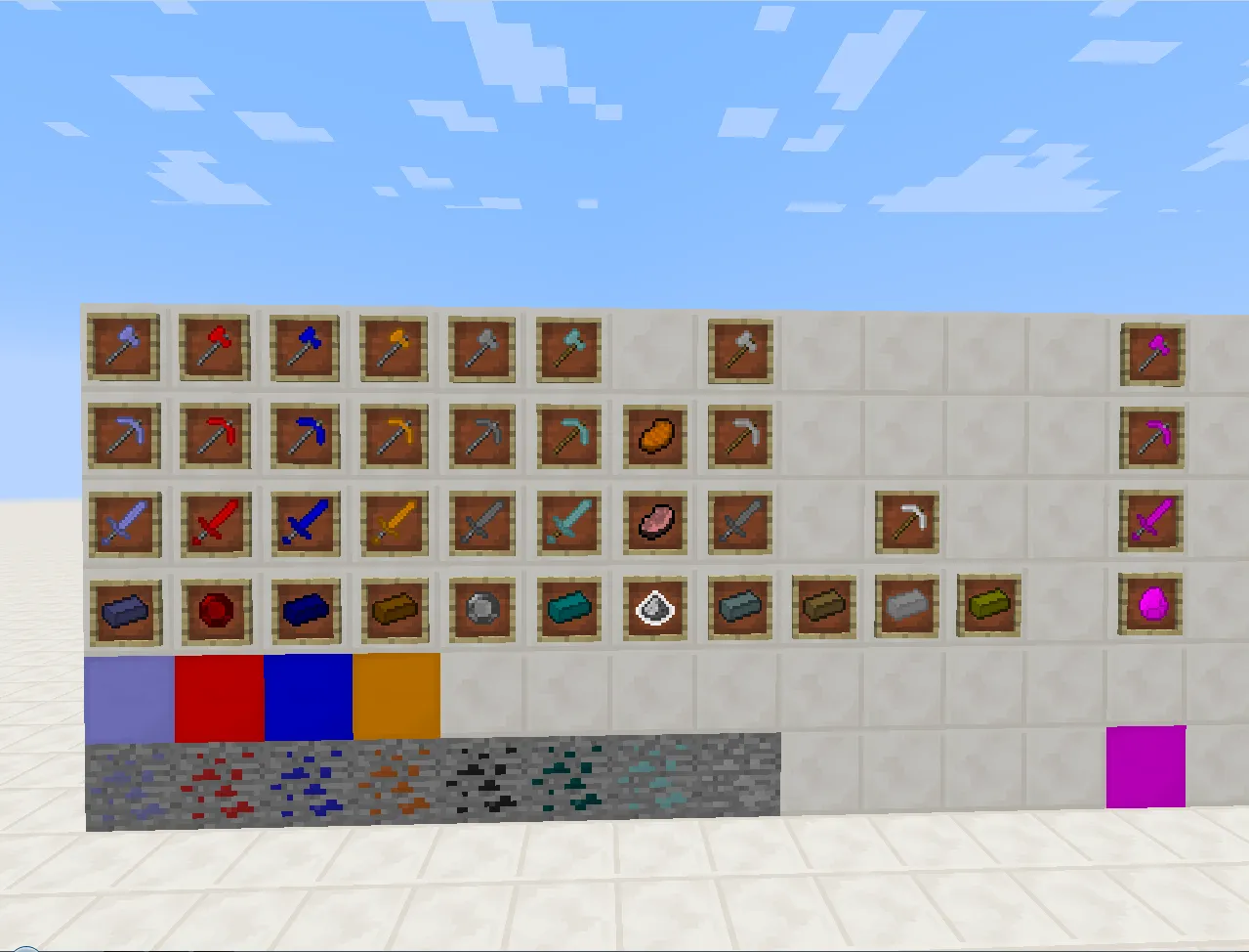 Minereators, Моды, Minecraft