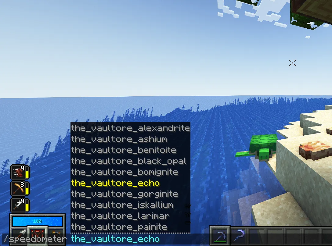 VH Mining Speedometer, Моды, Minecraft