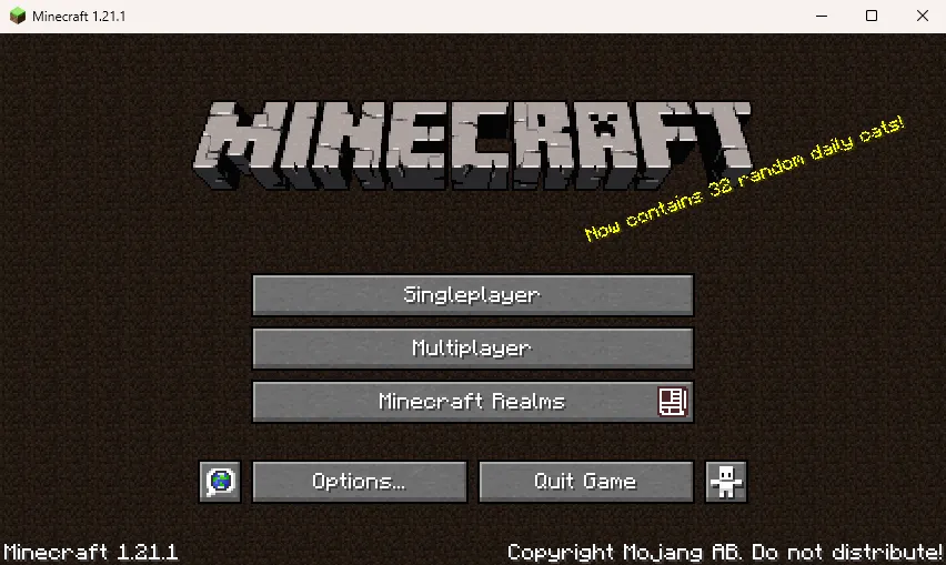 OldDirtBackground, Текстуры, Minecraft