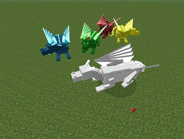Dragon Mounts: DragonCraft — скриншот 2 (Моды, Minecraft)