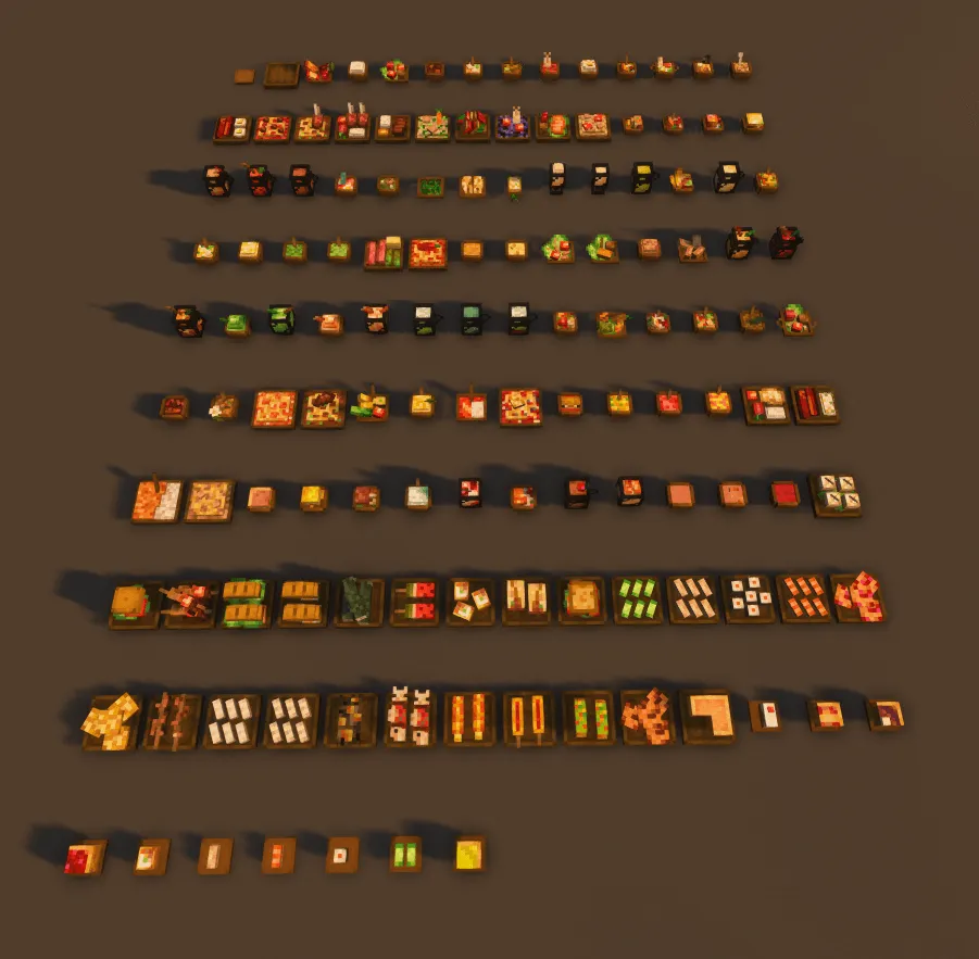 Mizuno's x Display Delight, Текстуры, Minecraft