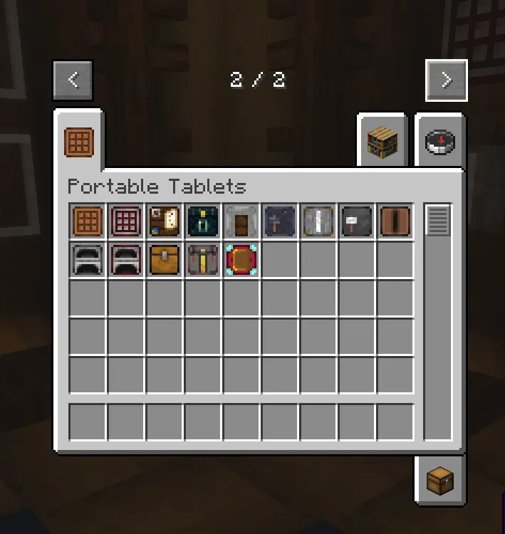 Portable Tablets, Моды, Minecraft