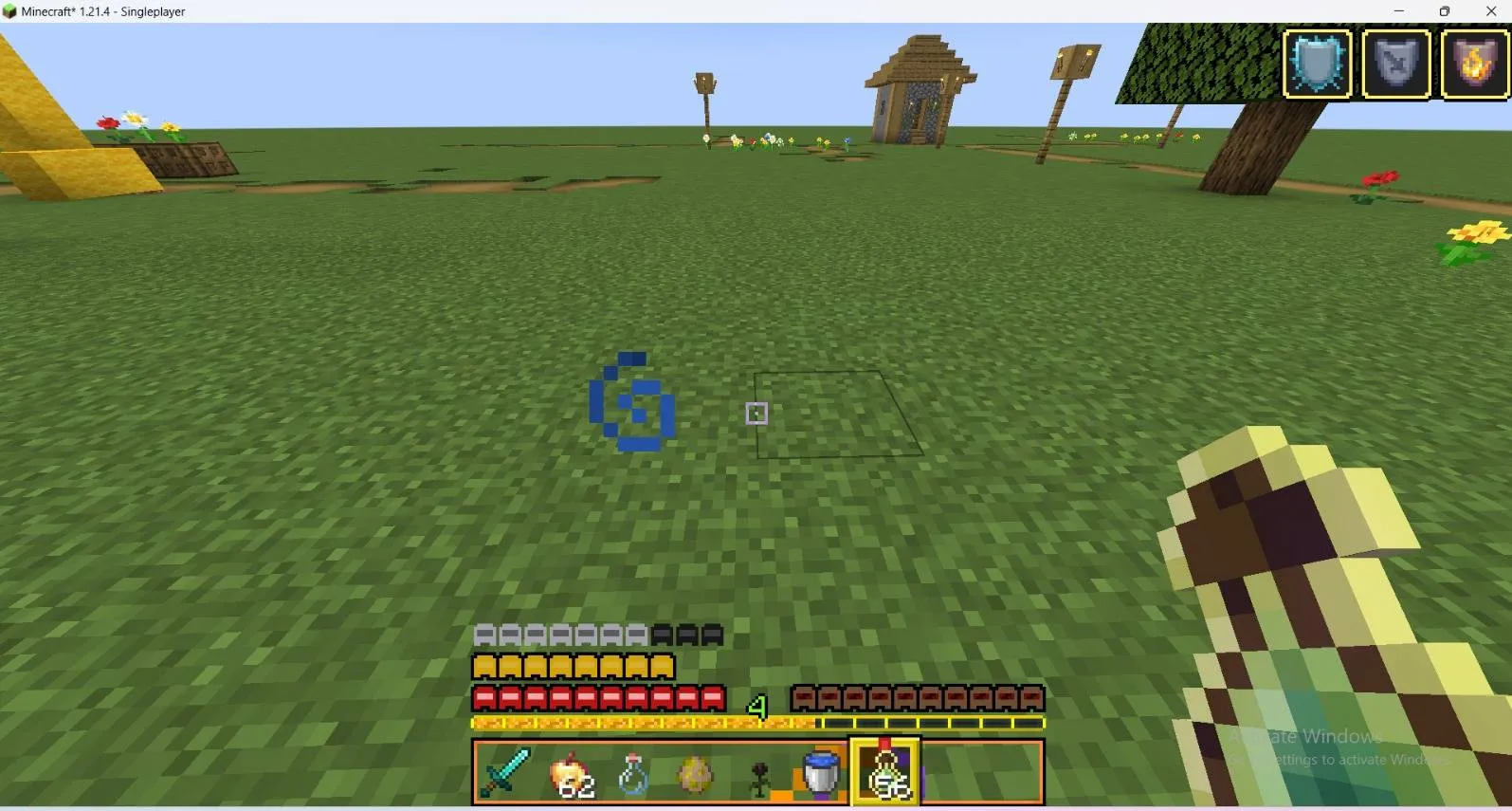 Better GUI + Among Us Hearts — скриншот 7 (Текстуры, Minecraft)
