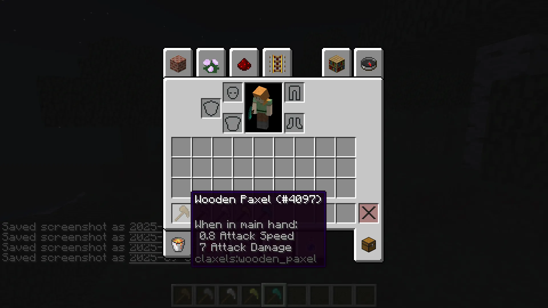 claxels - classic paxels — скриншот 6 (Моды, Minecraft)