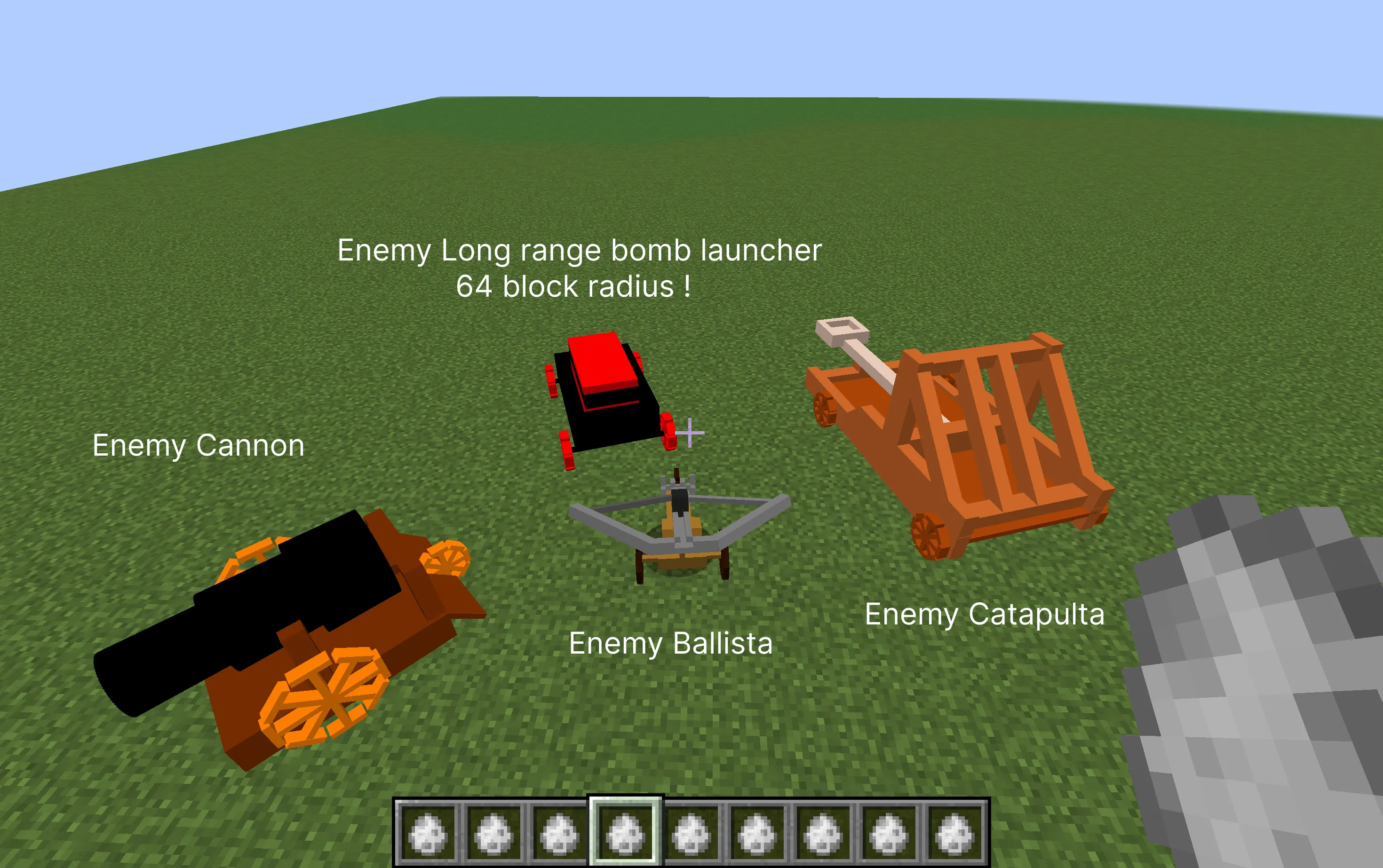 DefendCraft, Моды, Minecraft