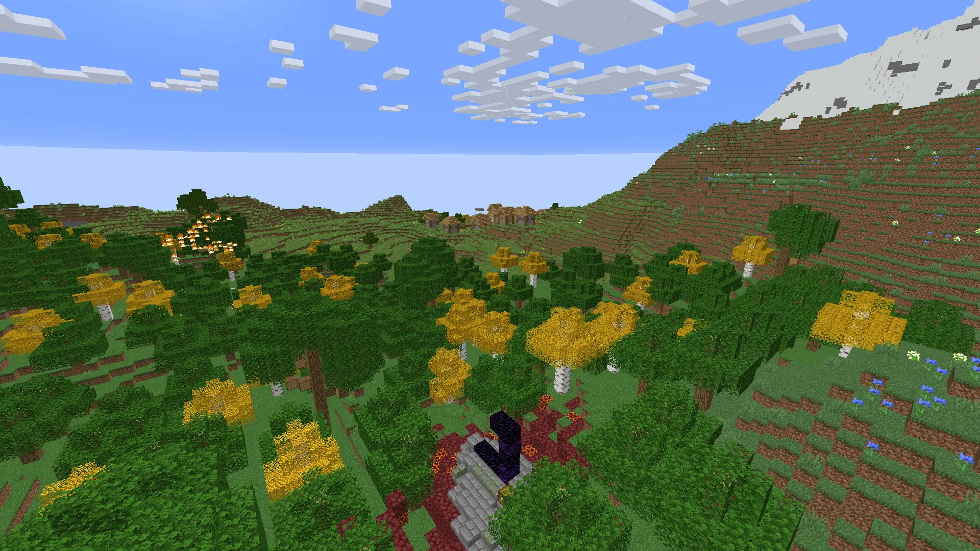 Better Golden Birch Leaves — скриншот 3 (Текстуры, Minecraft)