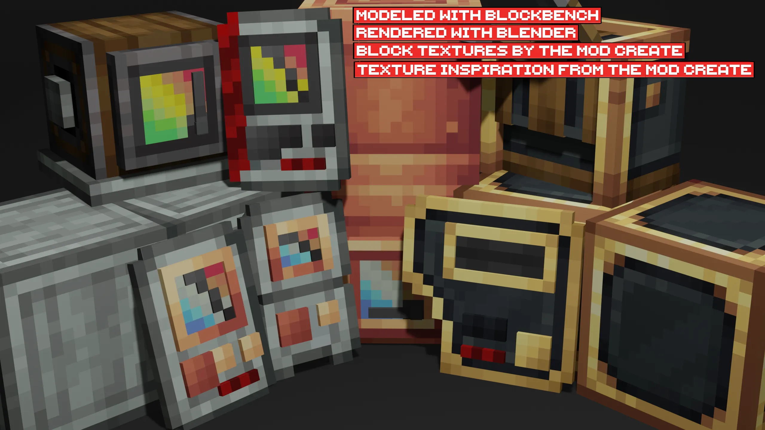 Building Gadgets Create like, Текстуры, Minecraft