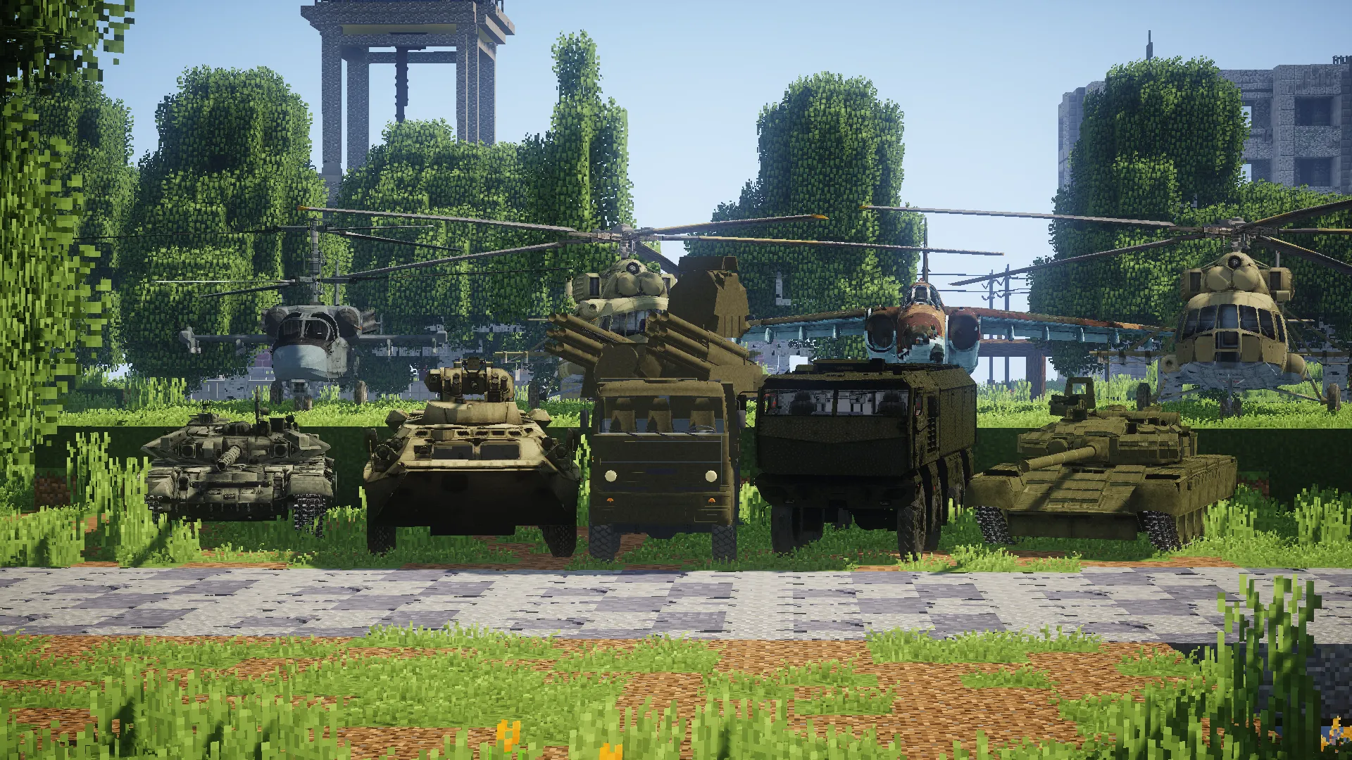 C.M.A [Immersive Vehicles/IV/MTS] Citizens Military Aviation Trasport Pack, Моды, Minecraft