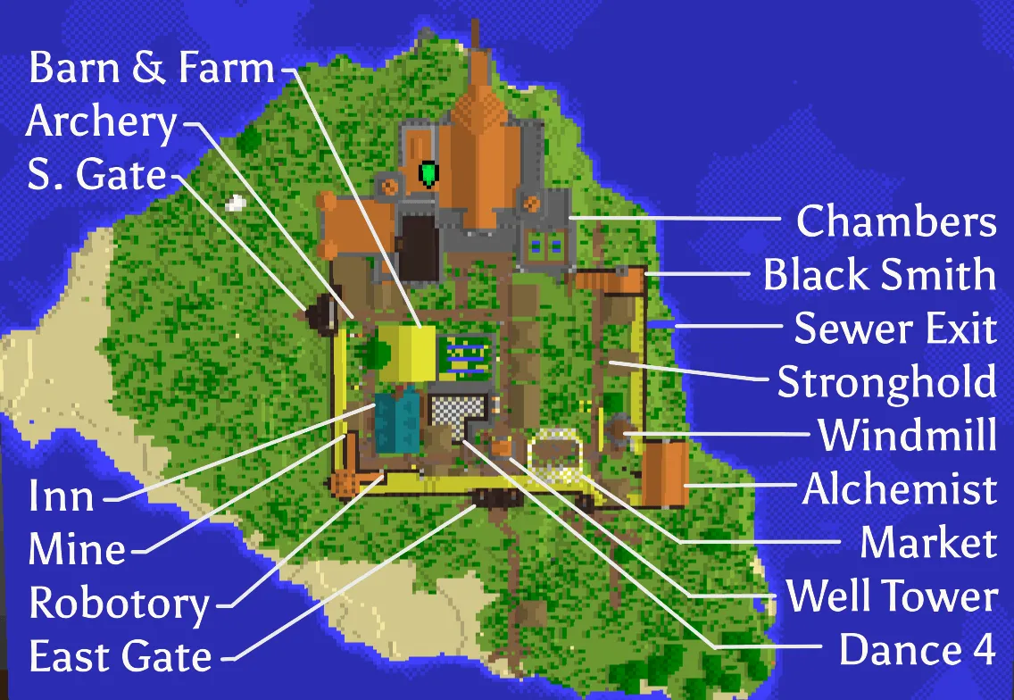 Amazing Castle -Town & Sewer, Карты, Minecraft