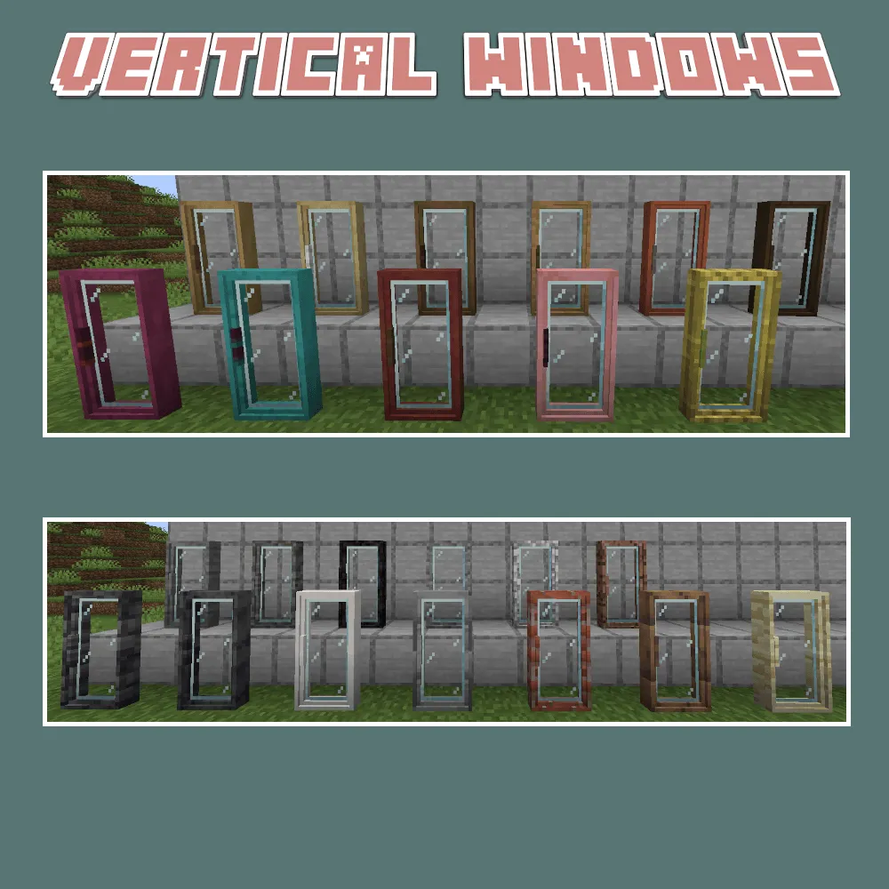 Aesthetic Windows, Моды, Minecraft