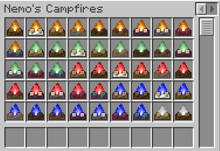 Nemo's Campfires — скриншот 1 (Моды, Minecraft)