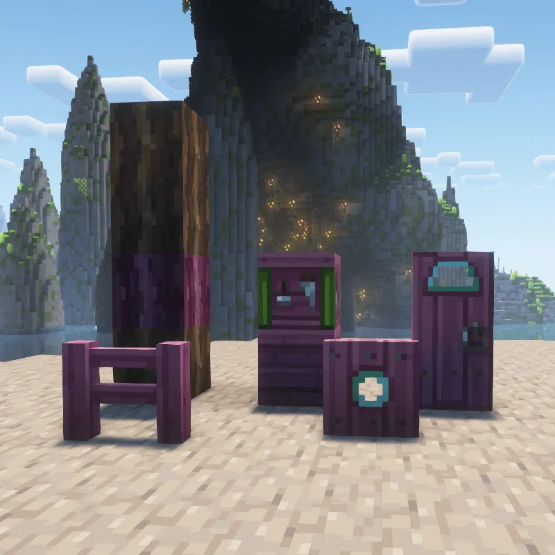 Whimscape x Oh The Biomes We've Gone — скриншот 13 (Текстуры, Minecraft)