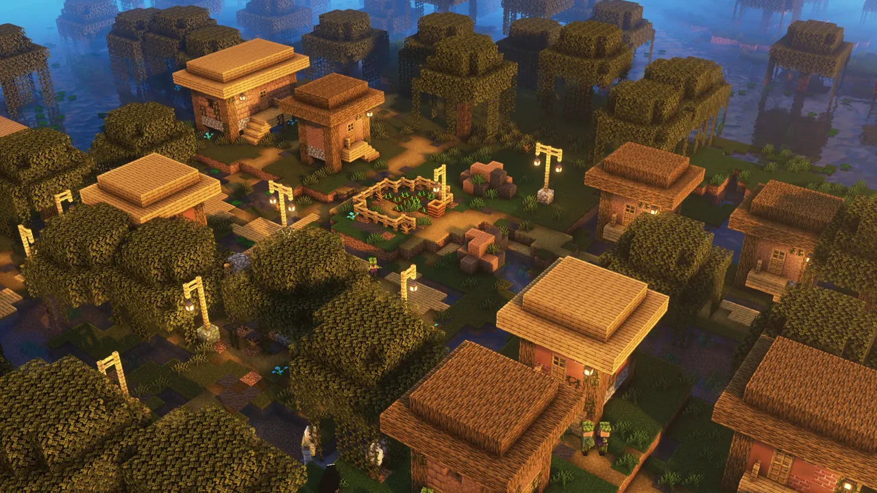 Swamp Village by Yosut — скриншот 2 (Текстуры, Minecraft)