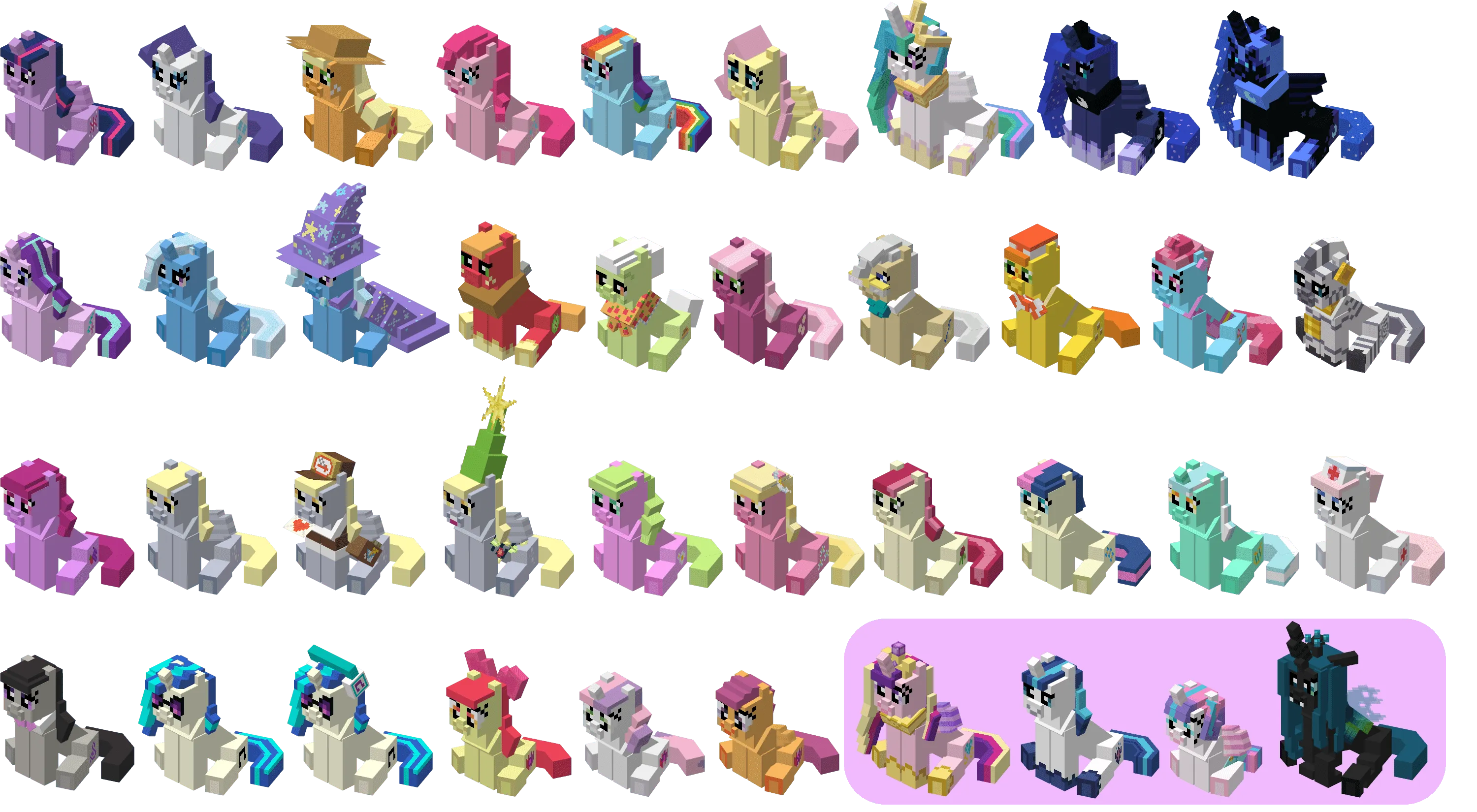 My Little Plushie, Моды, Minecraft