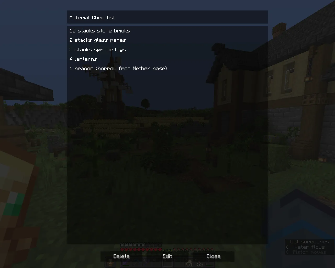 BuildNotes — скриншот 6 (Моды, Minecraft)