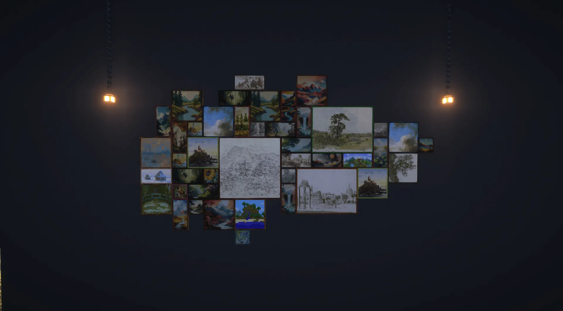 Nebulus Nature Paintings, Моды, Minecraft