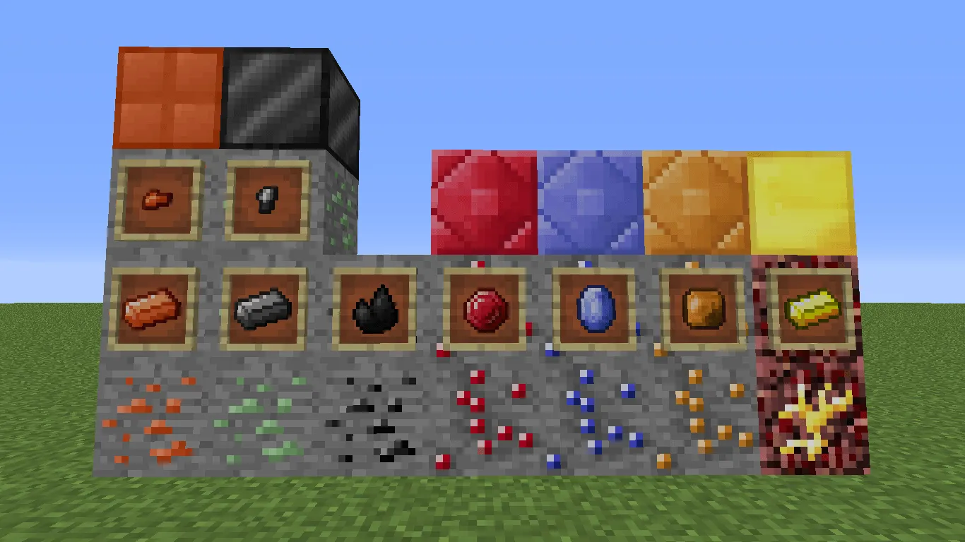 Mine Tools and Blocks, Моды, Minecraft