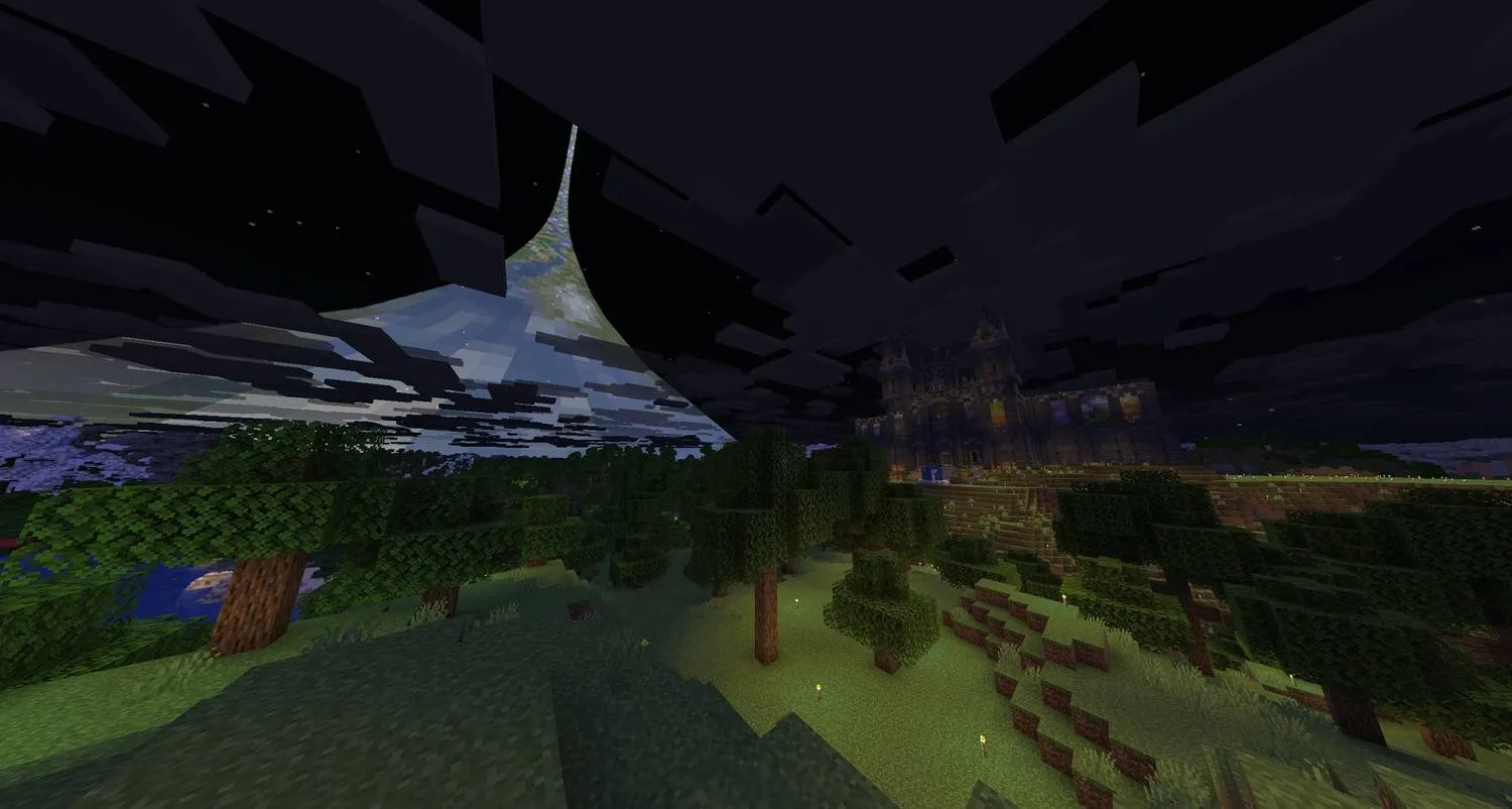 Halo Ring Skybox (Xbox 360 Mash-Up Pack) — скриншот 4 (Текстуры, Minecraft)