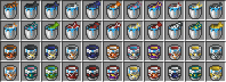 fish bucket variants — скриншот 14 (Текстуры, Minecraft)