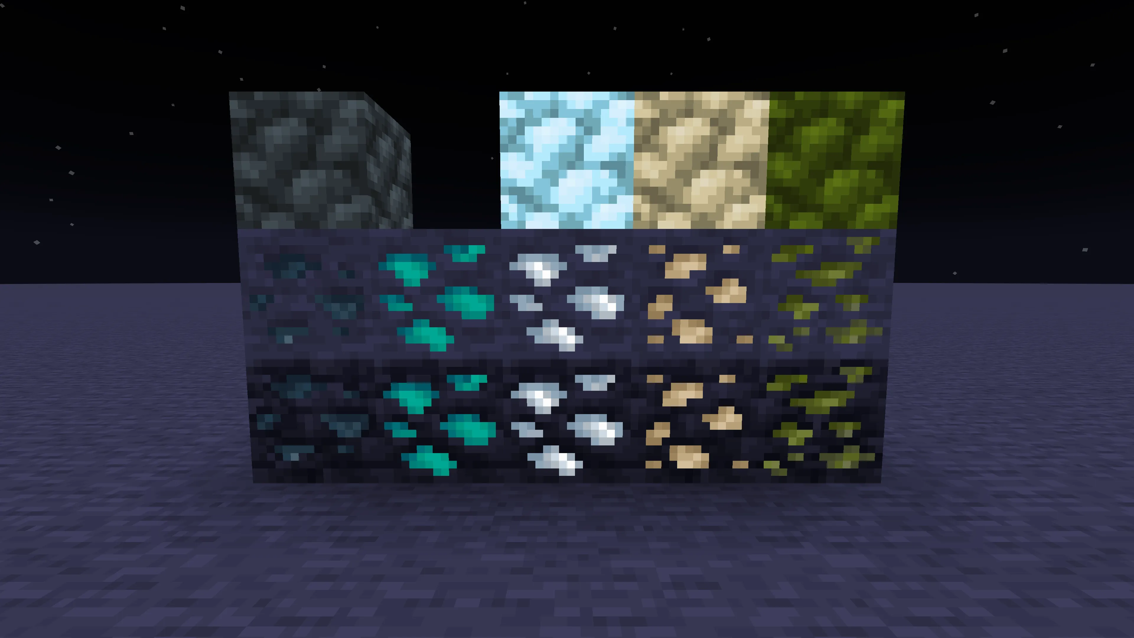 Glowing Emissive Ores - Industrial Revolution Revamped — скриншот 1 (Текстуры, Minecraft)
