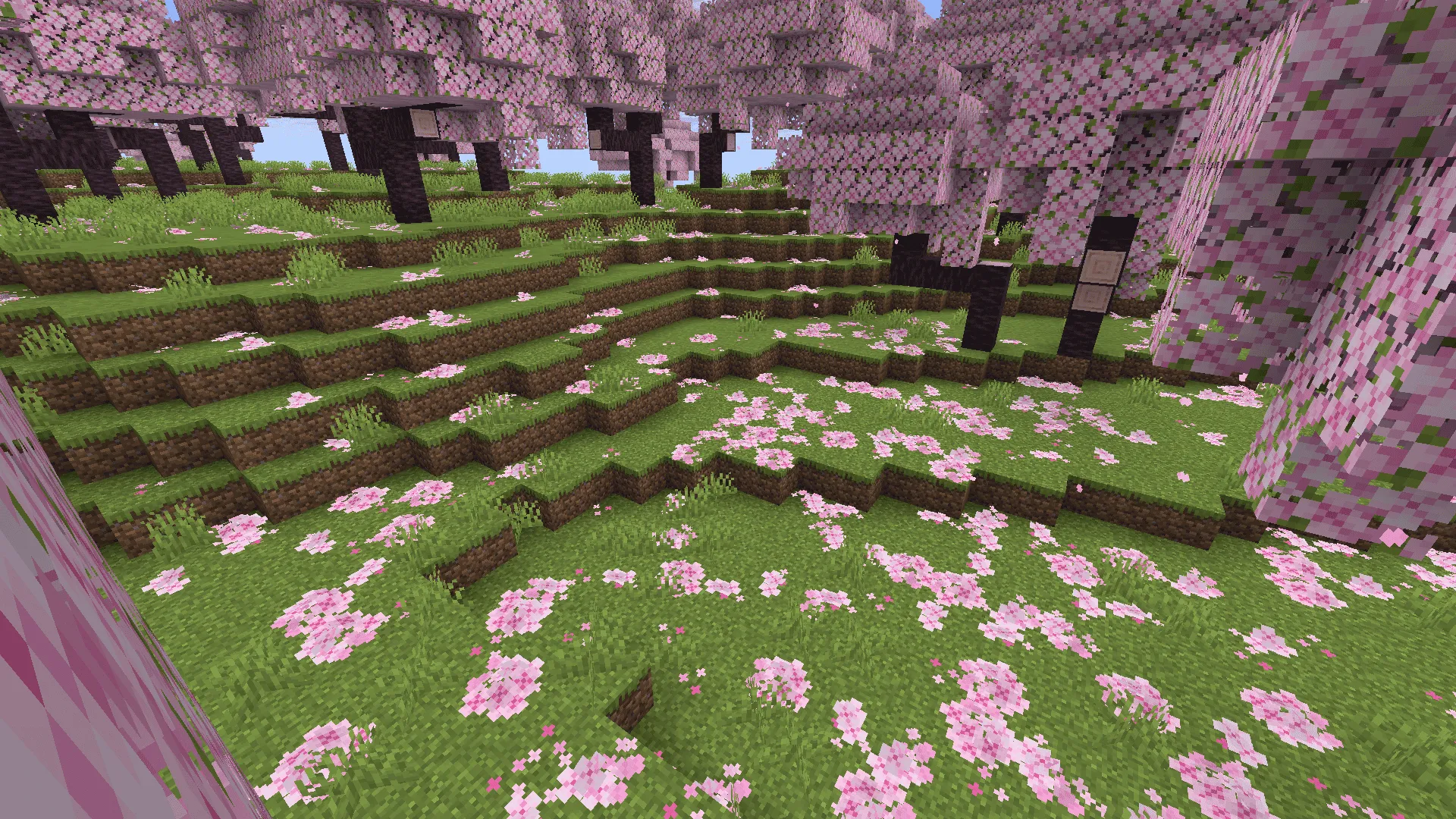 Bushy pink petals, wildflowers & leaf litter, Текстуры, Minecraft