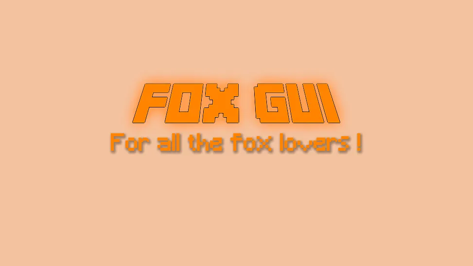 Fox Themed GUI — скриншот 4 (Текстуры, Minecraft)