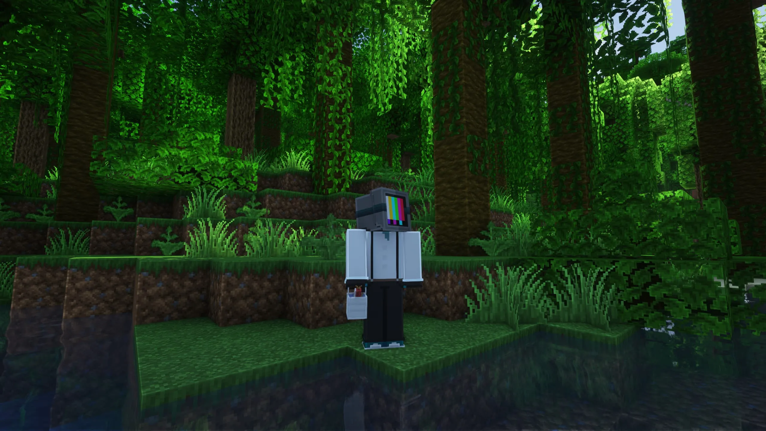 Buckets 3D [optifine] — скриншот 3 (Текстуры, Minecraft)