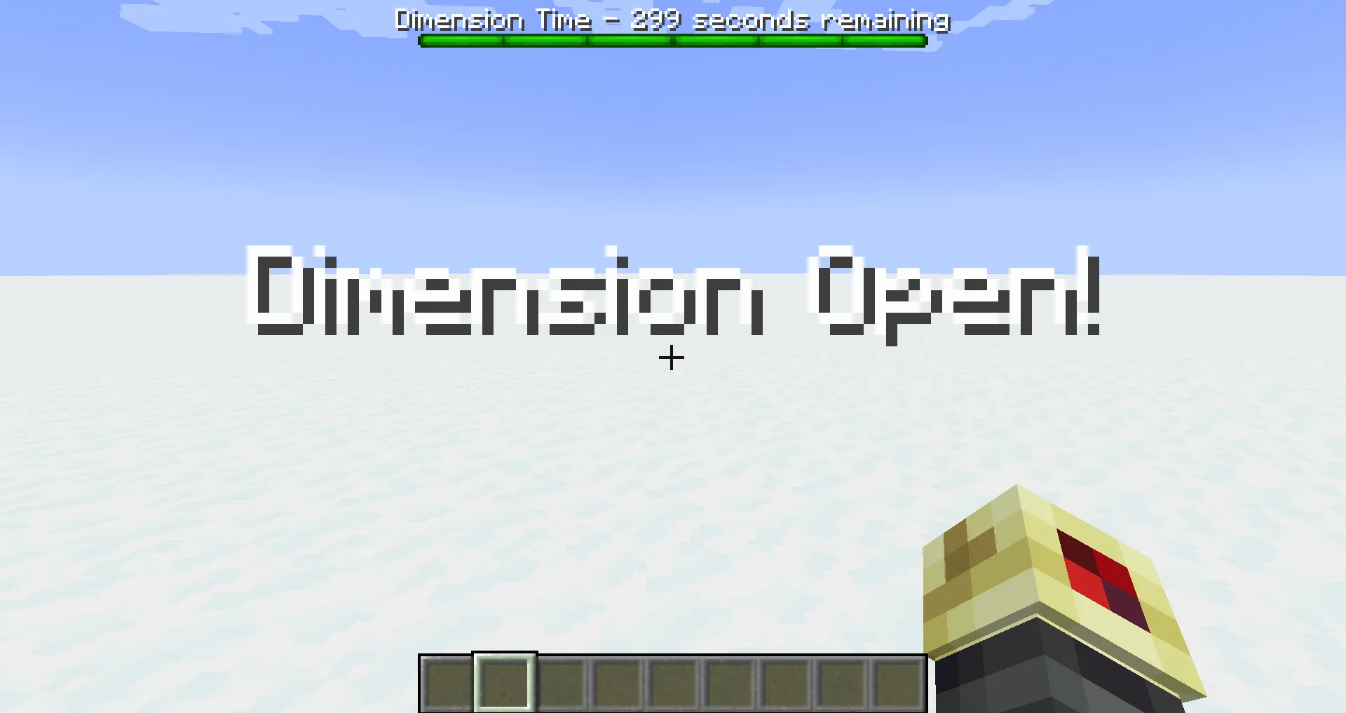 No time to explain, Дата-паки, Minecraft