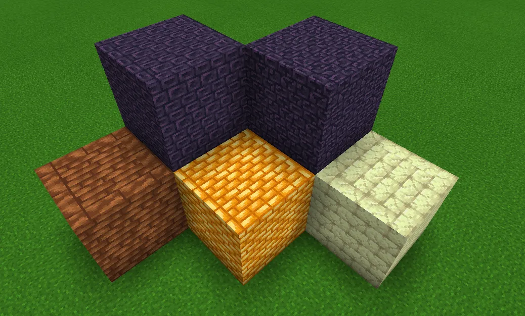 Logical Bricks, Текстуры, Minecraft