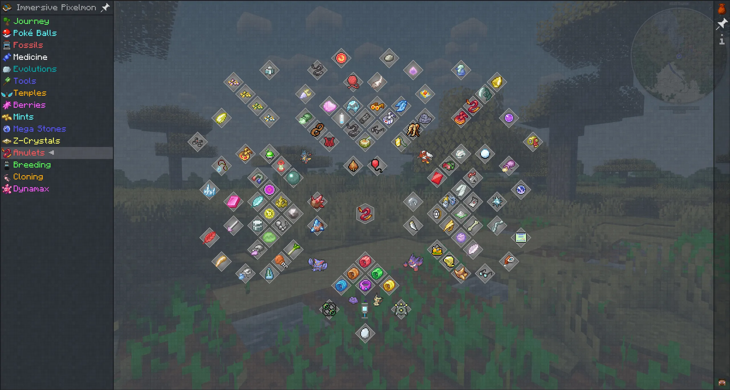 Immersive Pixelmon - A New Pokemon Era (with Distant Horizons, Pixelmon & Quests), Модпаки, Minecraft