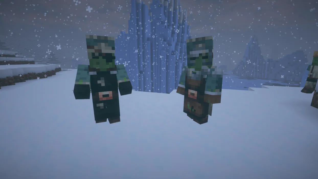 Drodi's Villagers x Fresh Animations — скриншот 2 (Текстуры, Minecraft)
