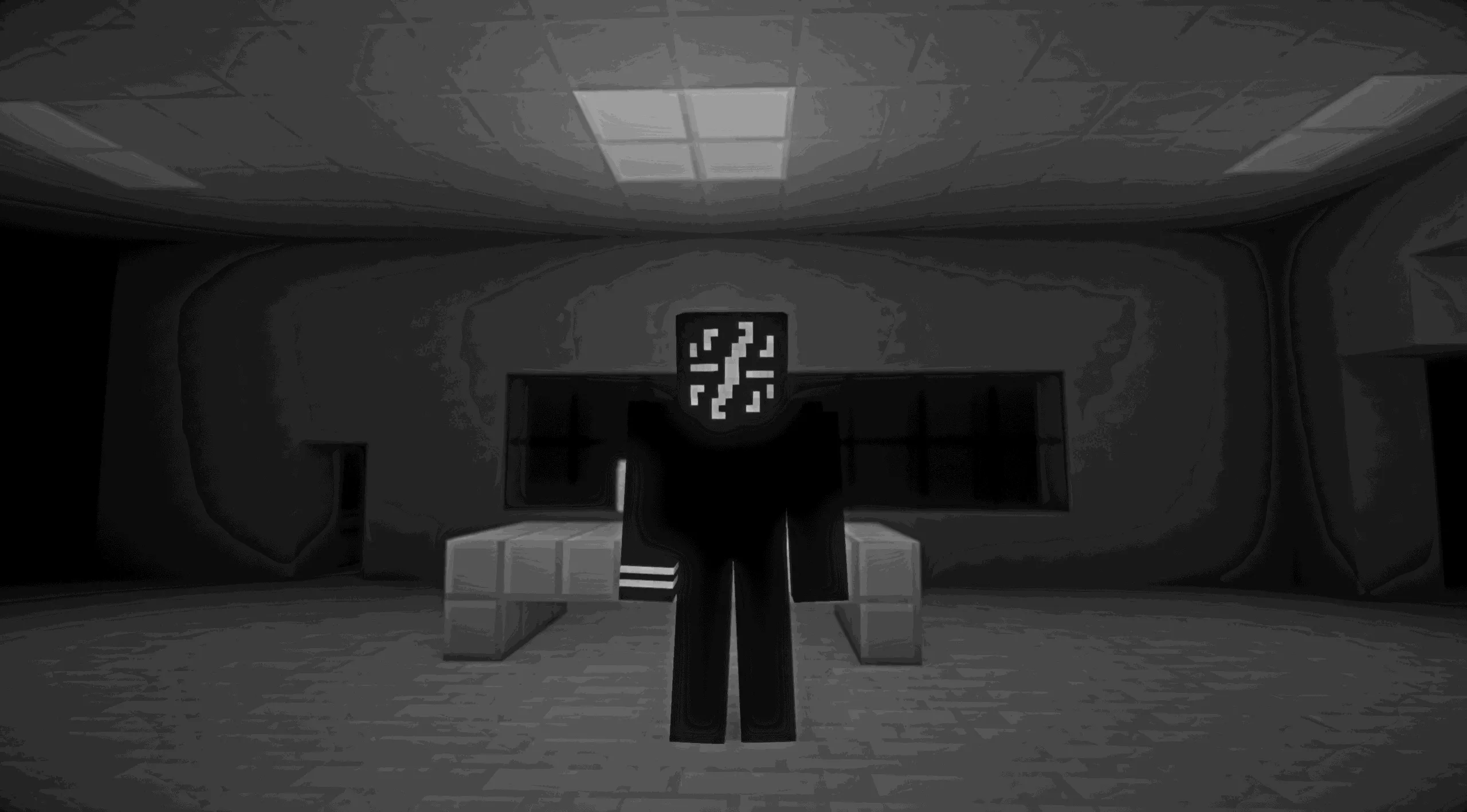 In The Corners (horror) — скриншот 2 (Моды, Minecraft)
