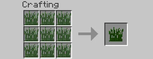 Compressed Grass — скриншот 1 (Моды, Minecraft)