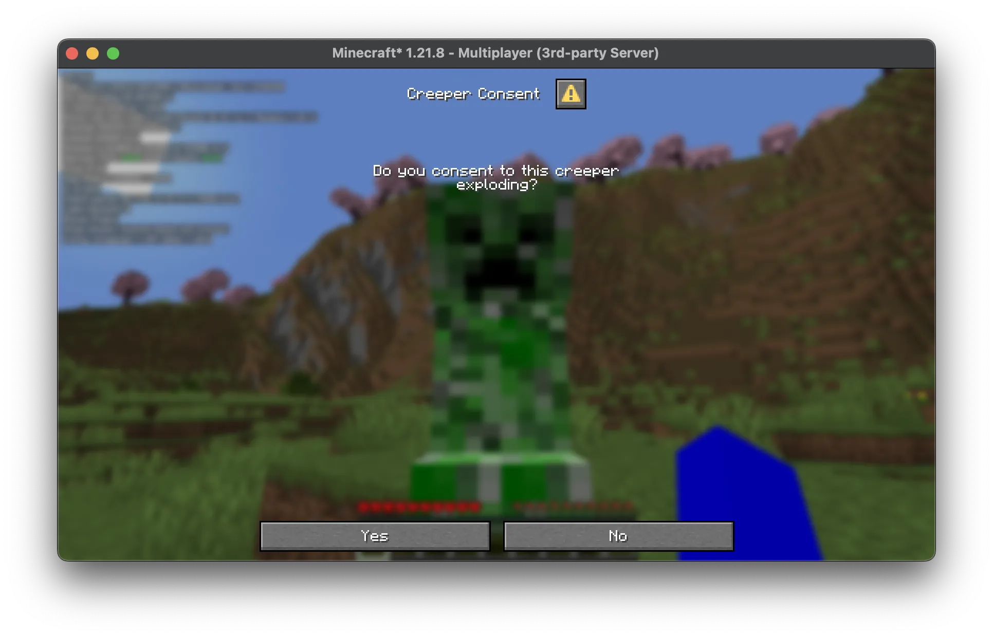 Consent Creepers — скриншот 1 (Моды, Minecraft)