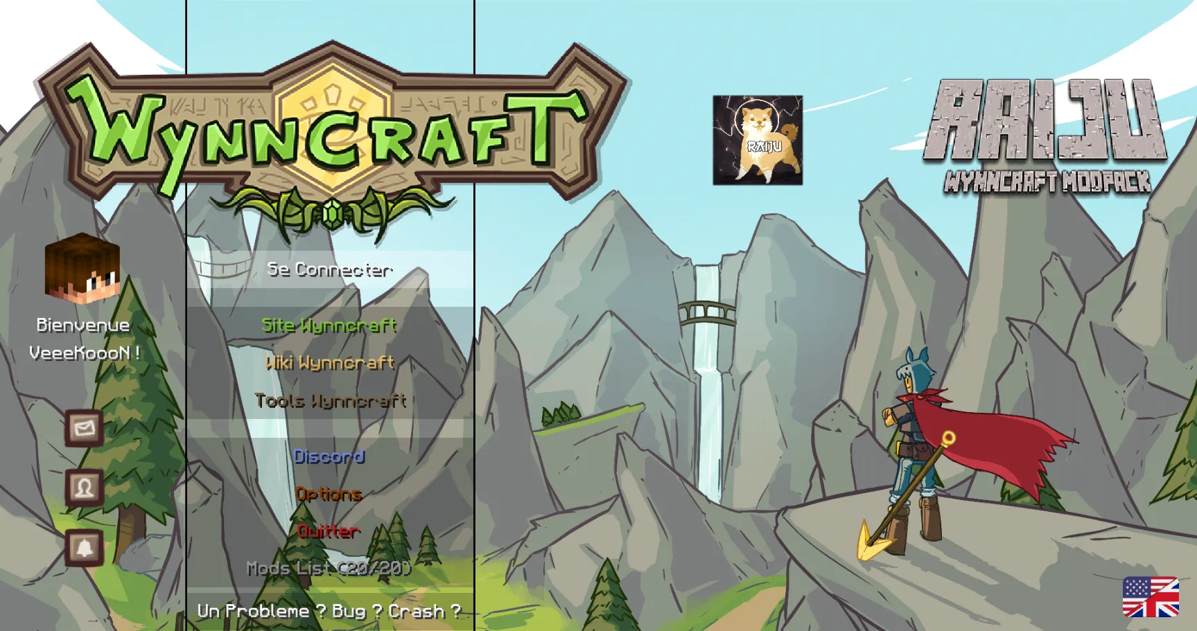 WFa Wynncraft Modpack, Модпаки, Minecraft