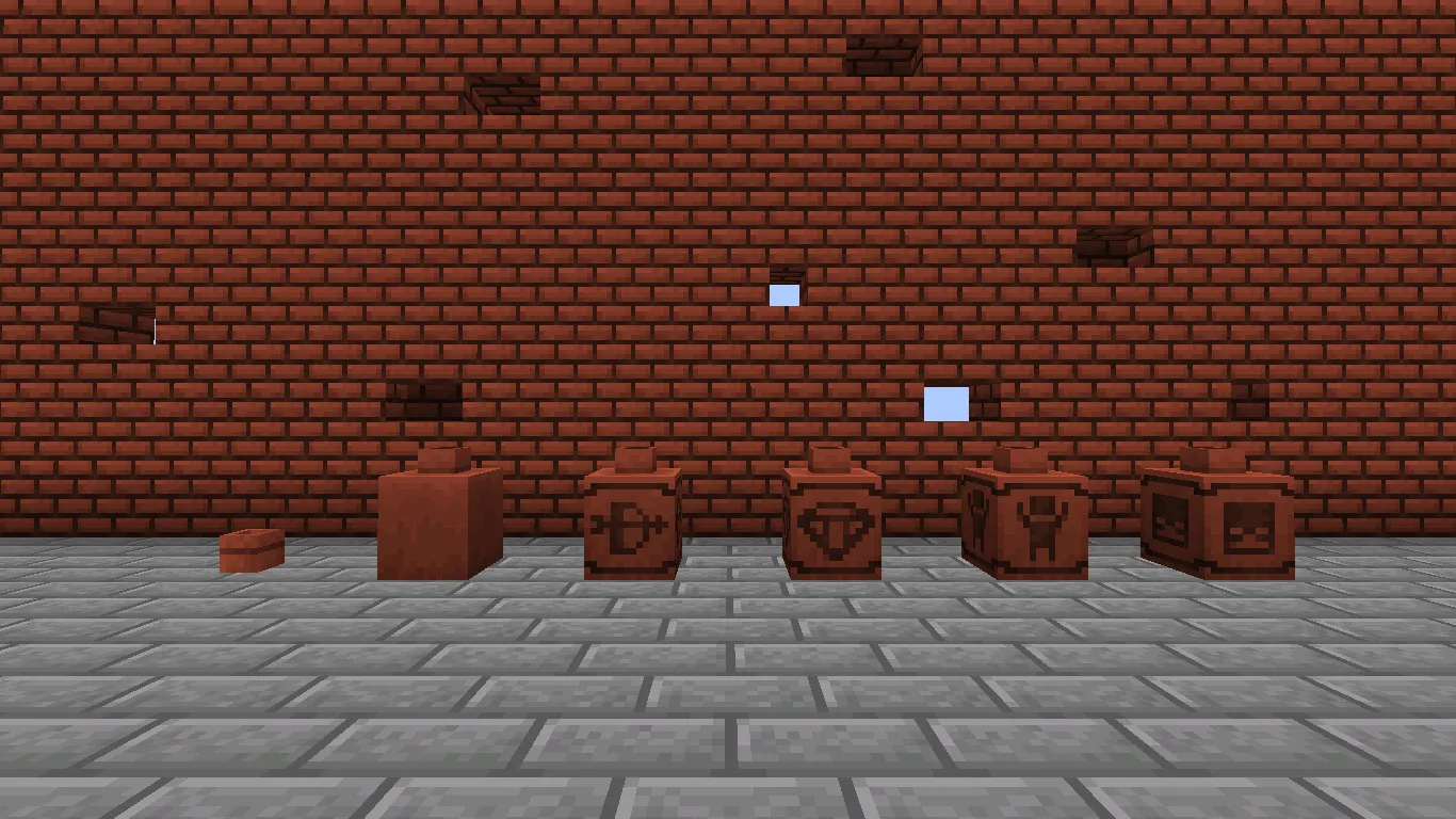Bricky Bricks (Darker Lines) — скриншот 4 (Текстуры, Minecraft)