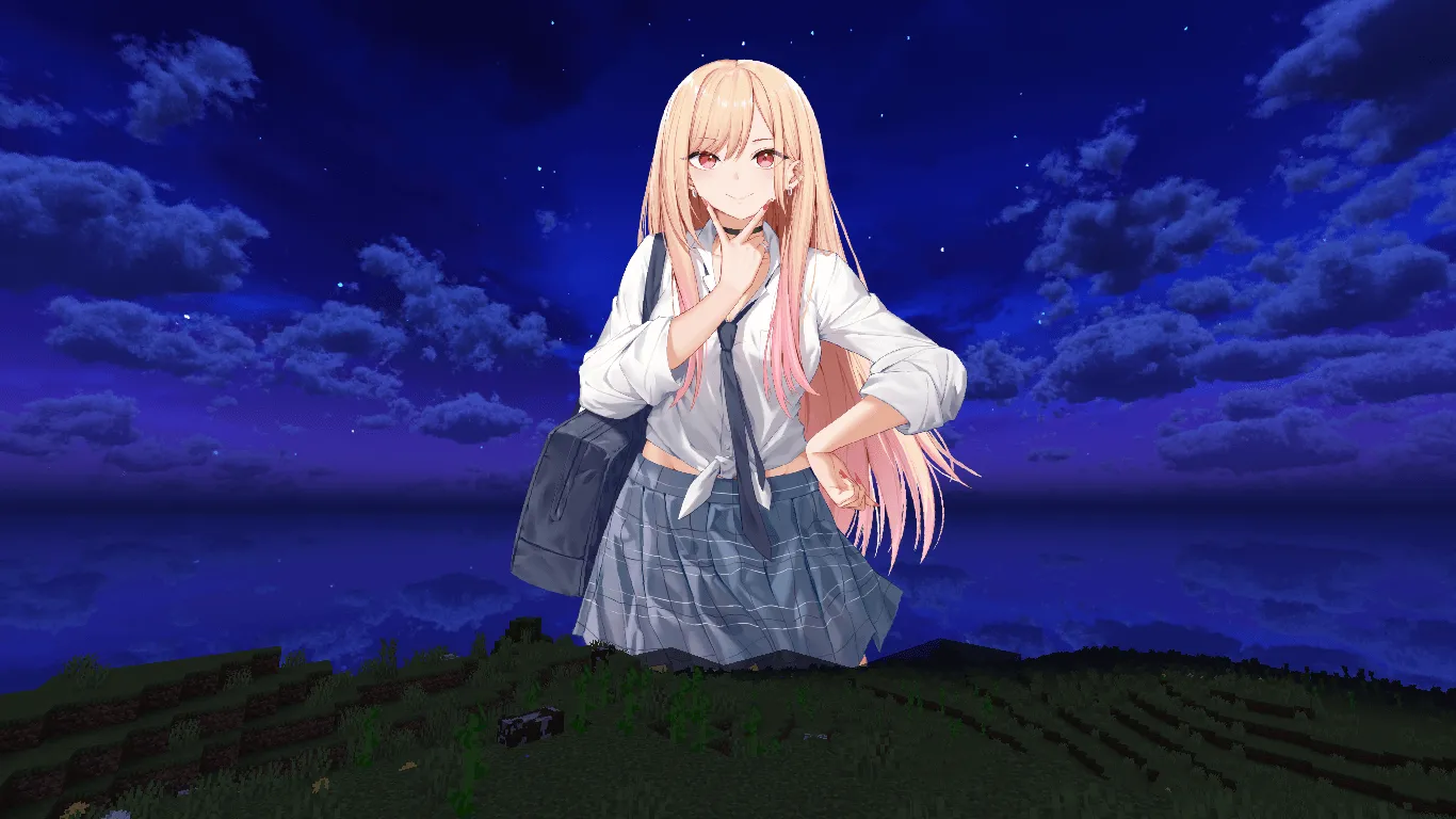 Marin Kitagawa — скриншот 5 (Текстуры, Minecraft)