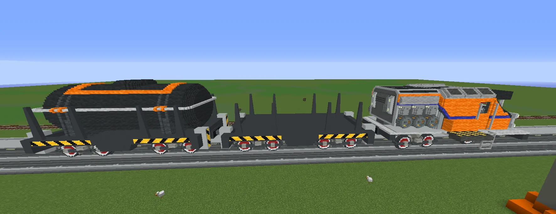 Space Pioneers Brunel Gauge - Immersive Railroading — скриншот 1 (Текстуры, Minecraft)