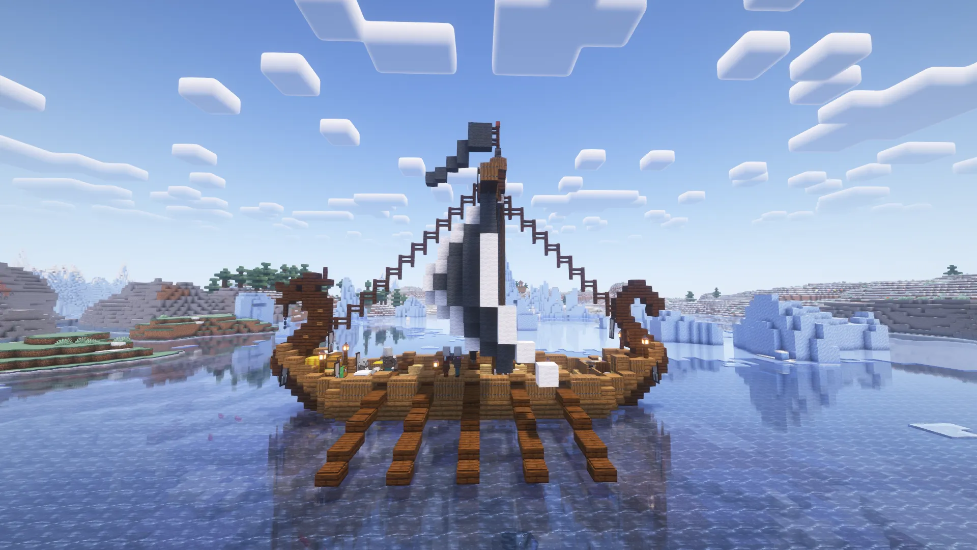 Illager Viking Longship, Моды, Minecraft