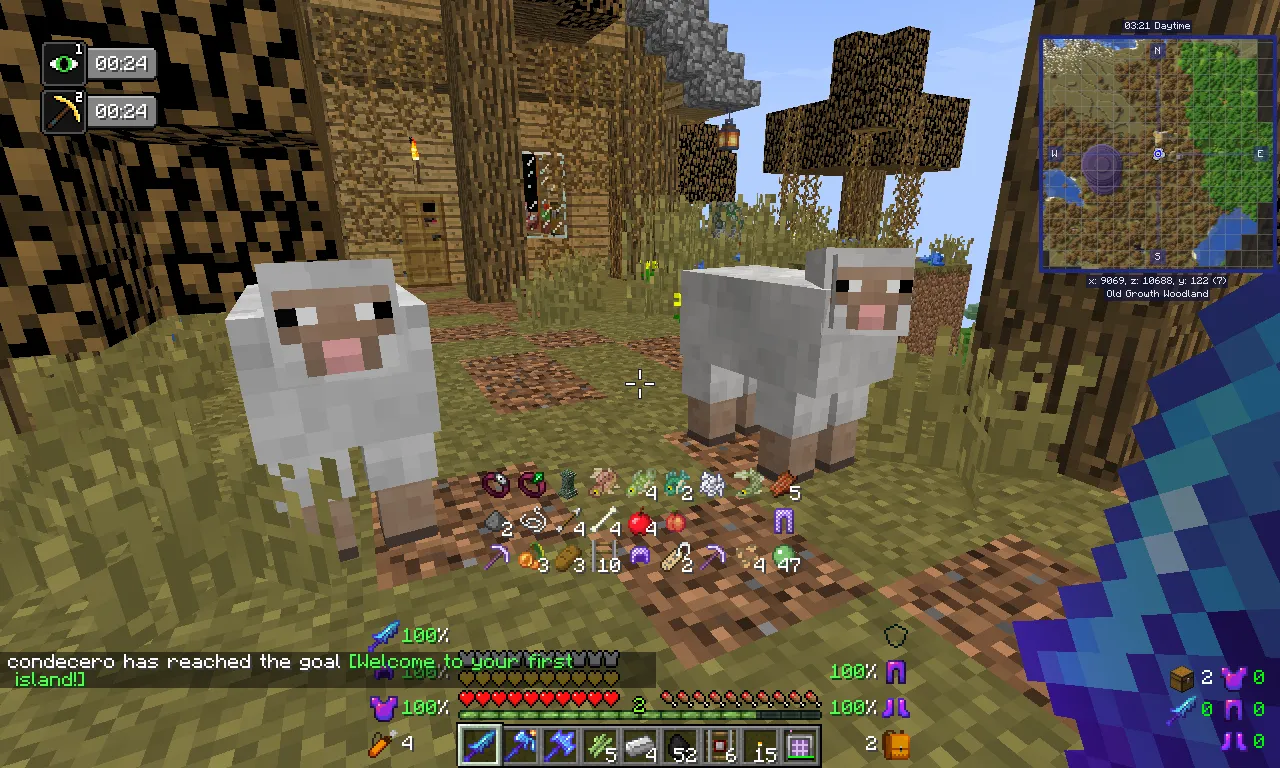 OverNight Craft, Модпаки, Minecraft