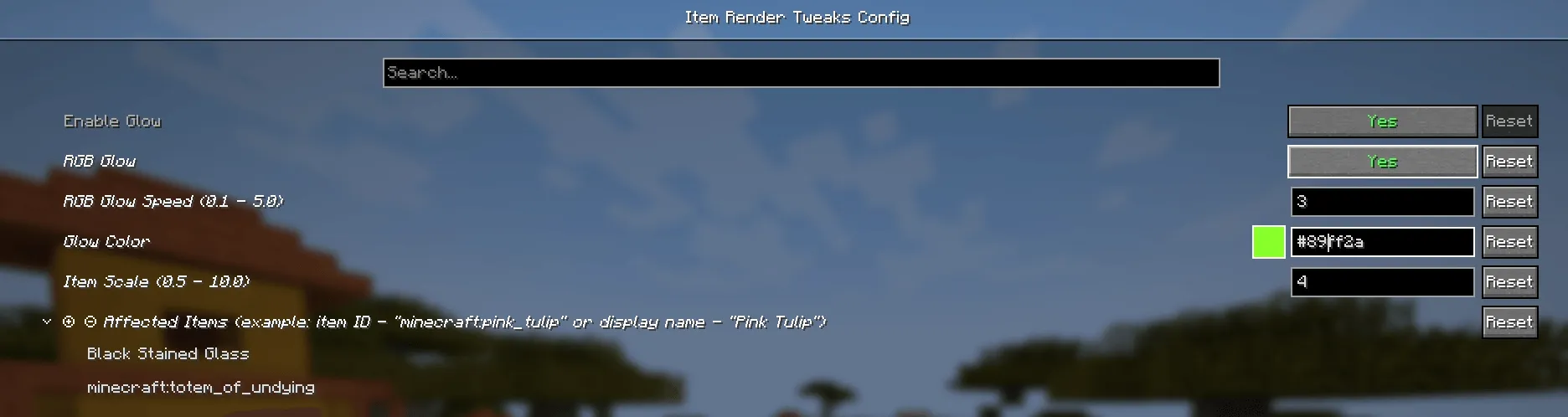 ItemRenderTweaks — скриншот 1 (Моды, Minecraft)