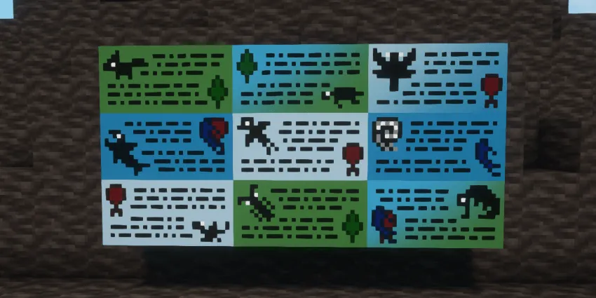 Immersive Info Signs F/A, Дата-паки, Minecraft